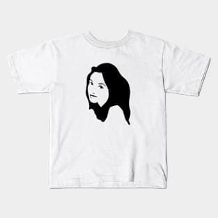 Portrait of a Girl Kids T-Shirt